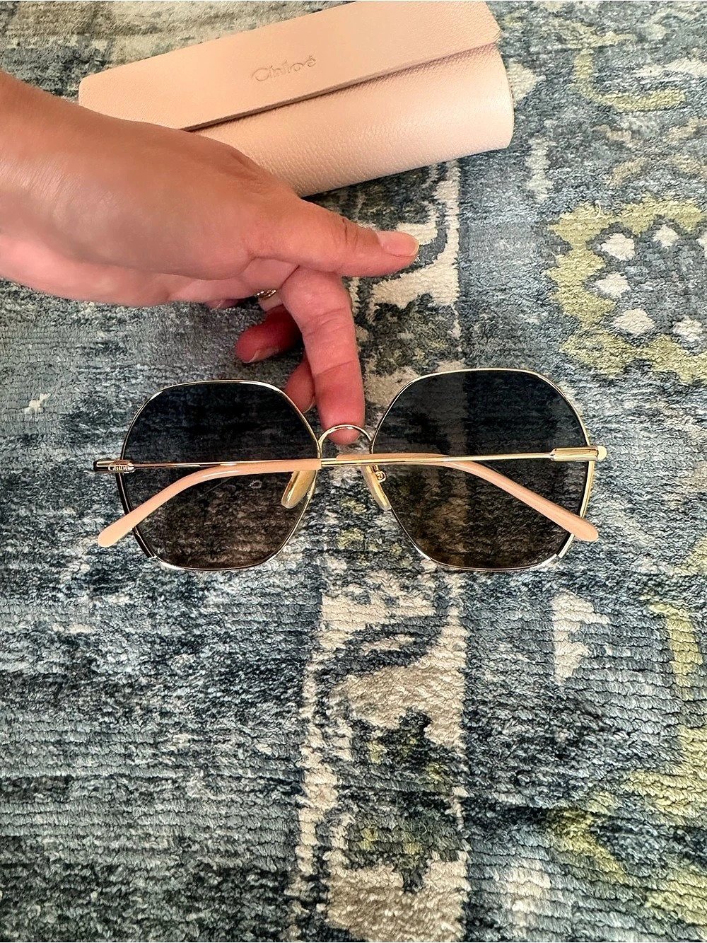 Chloé 61mm Gradient Irregular Round Sunglasses Brand New - Picture 5 of 7
